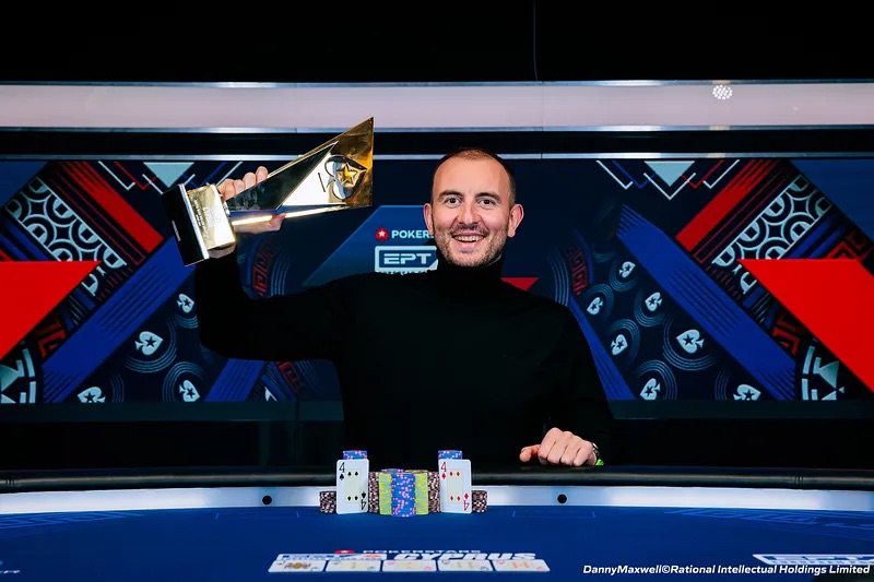 Mikalai Vaskaboinikau EPT 50k SHR winner, Main Event moved to Day 2