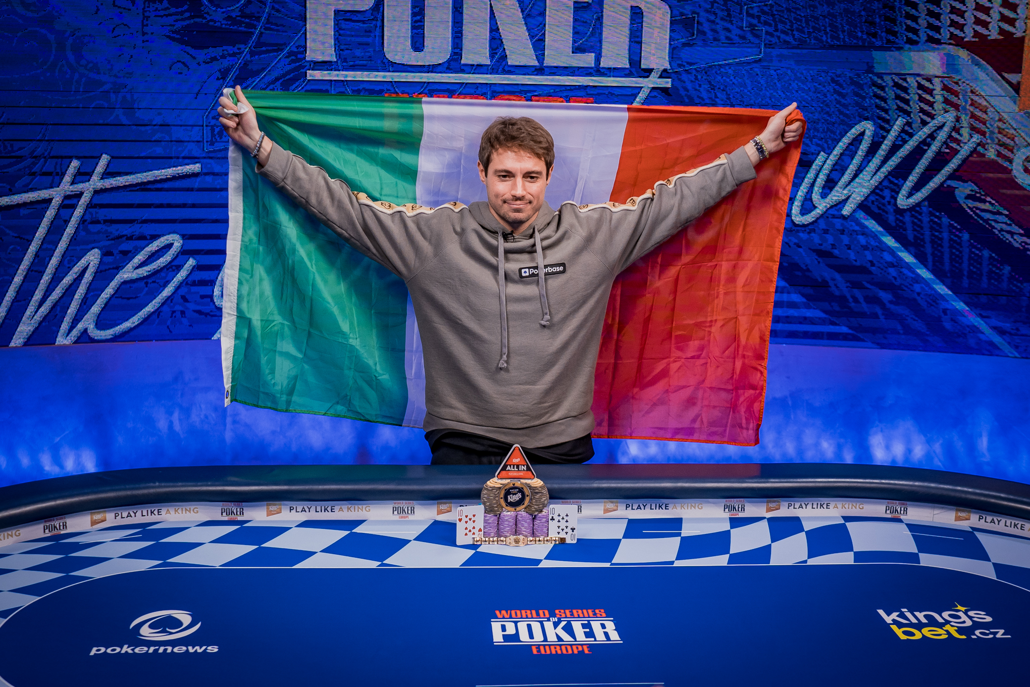 Italian player Simone Andrian is the new WSOPE 2024 Main Event champion